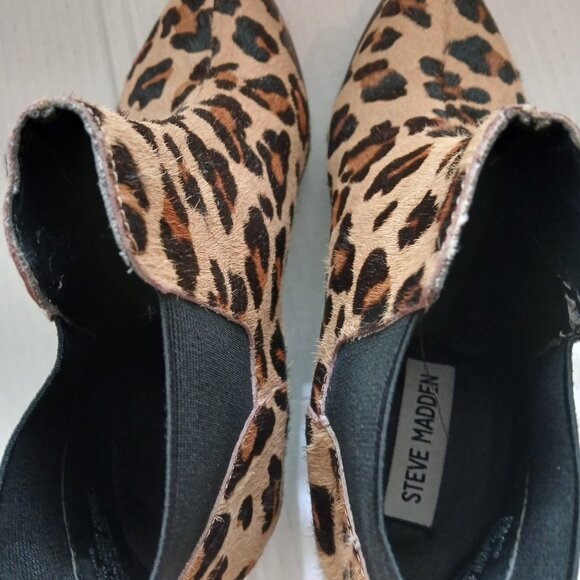 Steve Madden woman boot Brown leopard print 6.5B - Picture 12 of 16